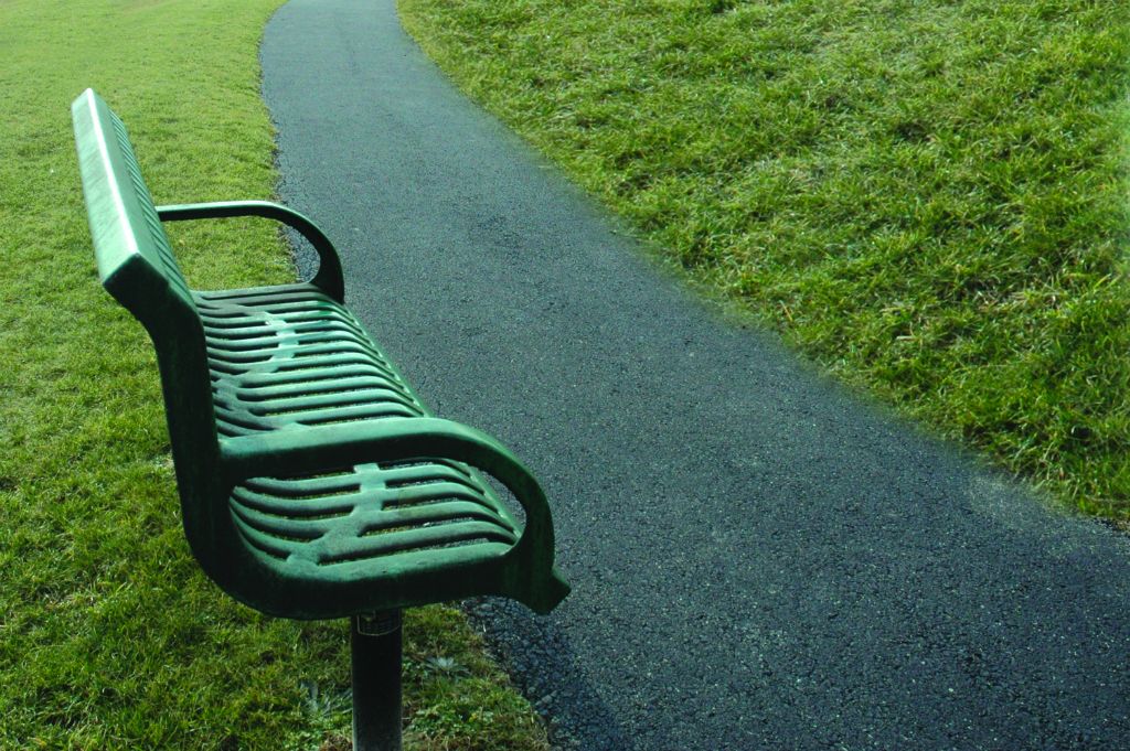 North Huntingdon park bench