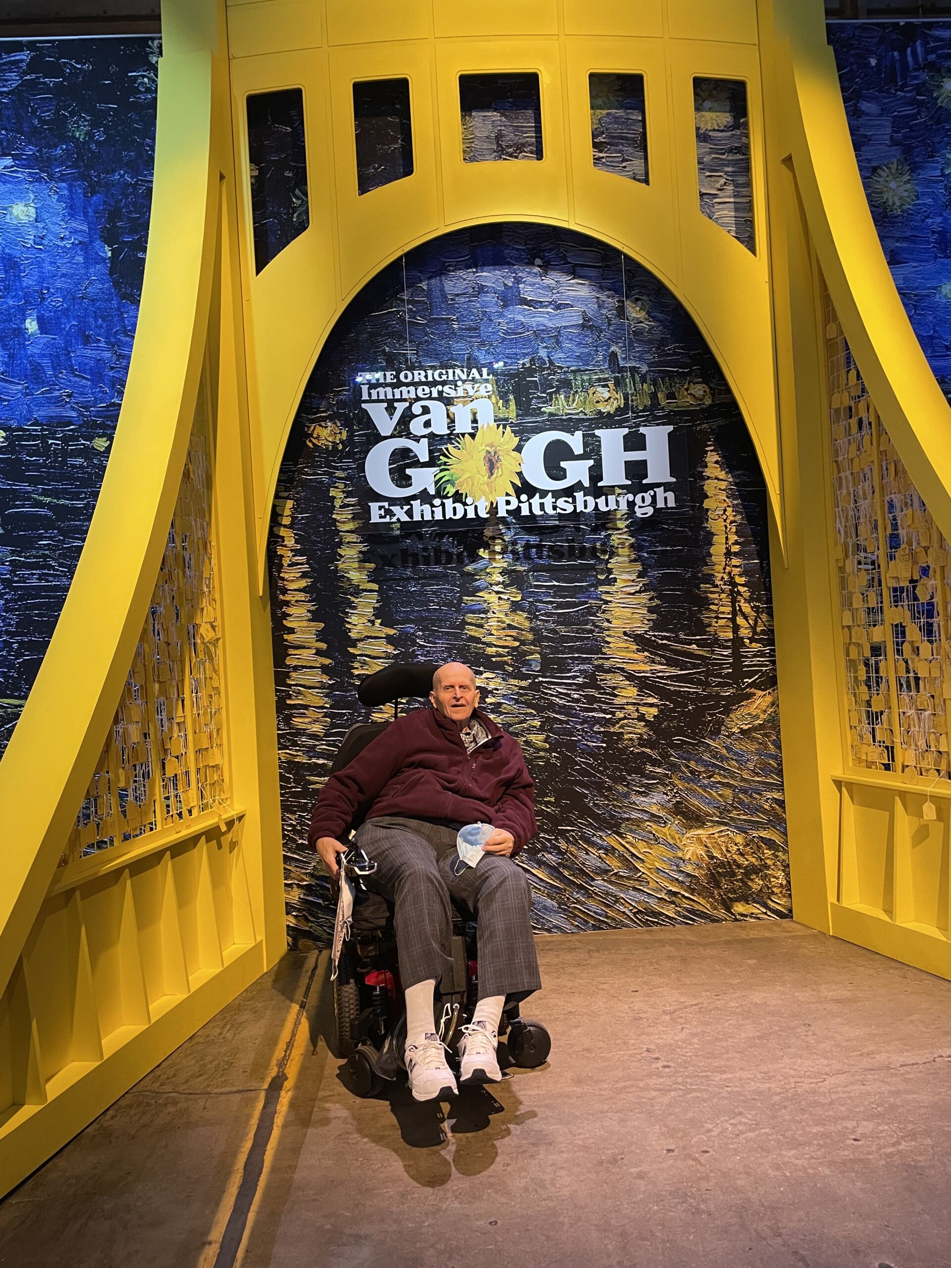 Redstone resident Joe Rusinko attends The Original Immersive Van Gogh Exhibit Pittsburgh