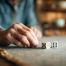 aging hands rolling dice